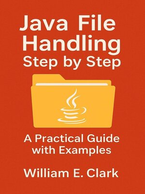 cover image of Java File Handling Step by Step